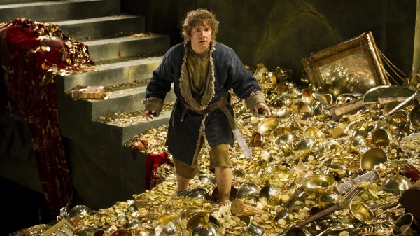 Bilbo Beutlin: Ein kleiner Hobbit auf einem großen Goldhaufen