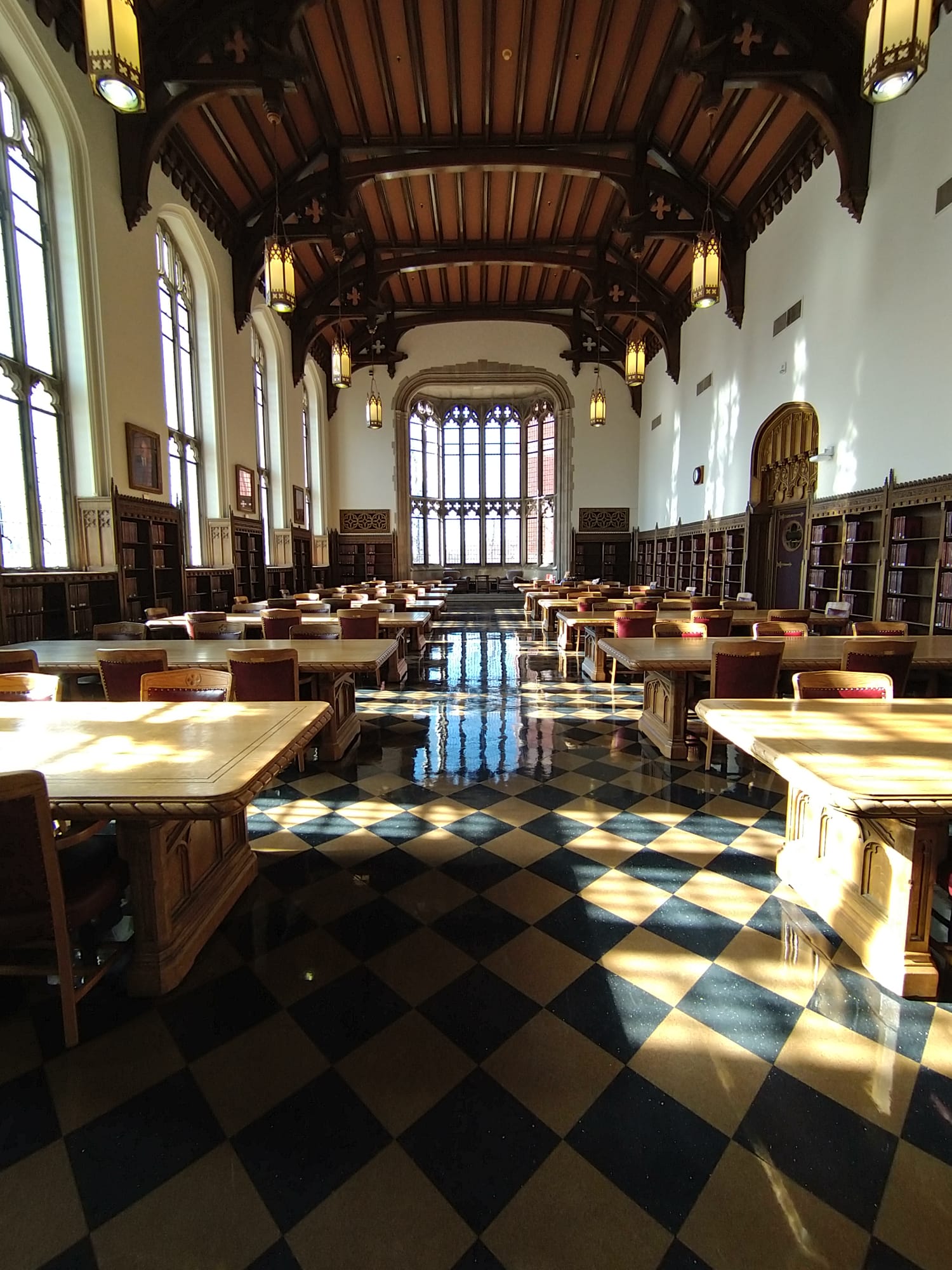 Ein Lernraum in der Uni Bibliothek, Bild: jsc