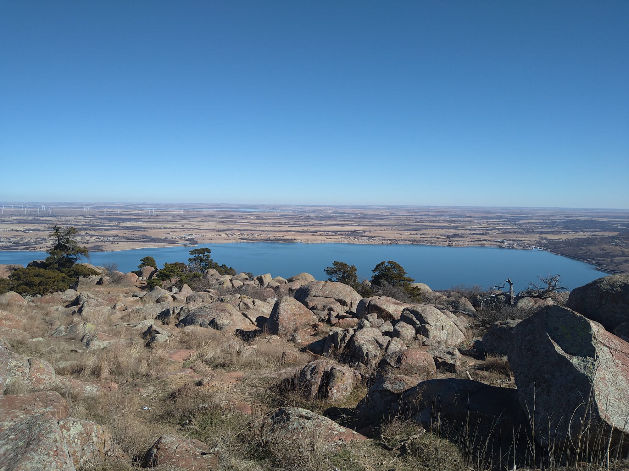 Die Wichita Mountains, Bild: jsc