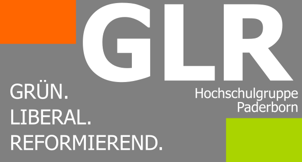 Logo der Liste GLR - Grün. Liberal. Reformierend.